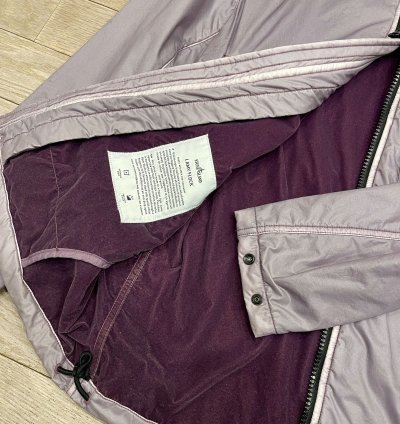 Stone Island Rare Lamy Flock Jacket Sz Purple Lavender
