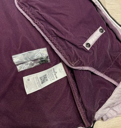 Stone Island Rare Lamy Flock Jacket Sz Purple Lavender
