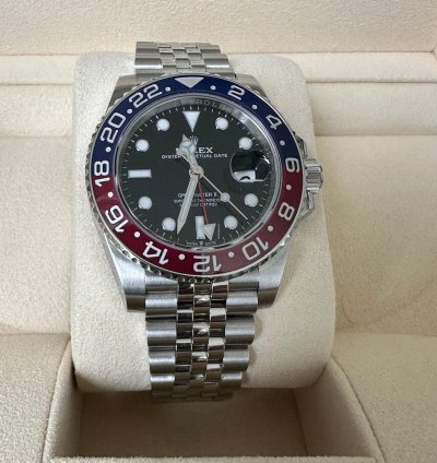 Rolex Gmt-master Ii 126710blro Pepsi Eu 12 2023 Ungetragen Schlie Verklebt