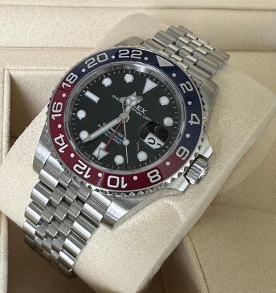 Rolex Gmt-master Ii 126710blro Pepsi Eu 12 2023 Ungetragen Schlie Verklebt