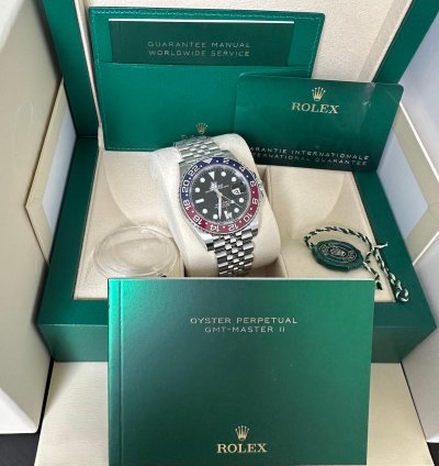 Rolex Gmt-master Ii 126710blro Pepsi Eu 12 2023 Ungetragen Schlie Verklebt