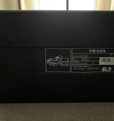 Prada Monolith Brushed Leather Loafers