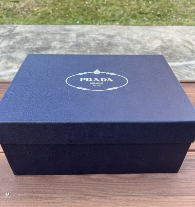 Prada Monolith Brushed Leather Loafers Size 8