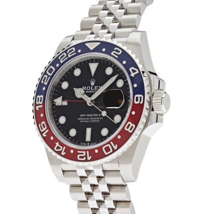 Rolex Gmt-master Ii 126710blro Pepsi Stainless Steel Black Dial Jubilee