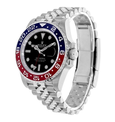 Rolex Gmt-master Ii 126710blro Steel Pepsi Black Dial 40 Mm