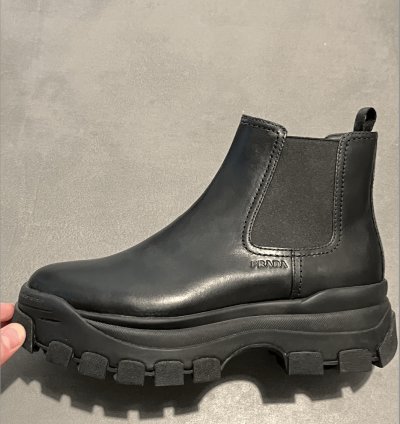 Prada Monolith Chelsea Boots