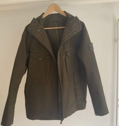 Stone Island Raso Gommato Double Ghost Piece Jacket