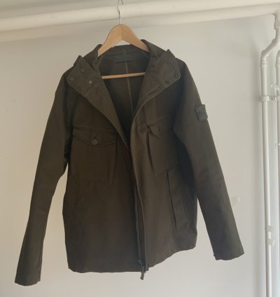 Stone Island Raso Gommato Double Ghost Piece Jacket