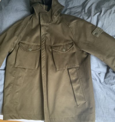 Stone Island Raso Gommato Double Ghost Piece Jacket