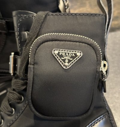 Prada Monolith Combat Boot