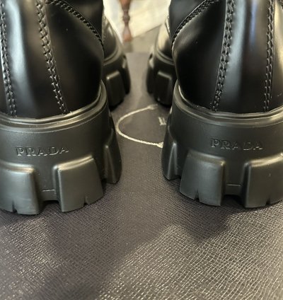Prada Monolith Combat Boot