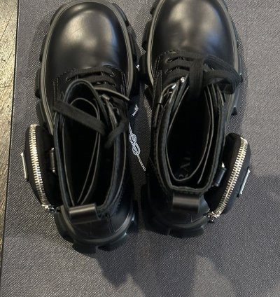 Prada Monolith Combat Boot