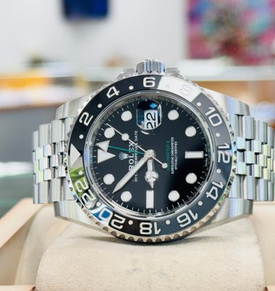 Rolex Gmt-master Ii 126710grnr 2024 Bruce Wayne Jubilee Band Box Papers Unworn