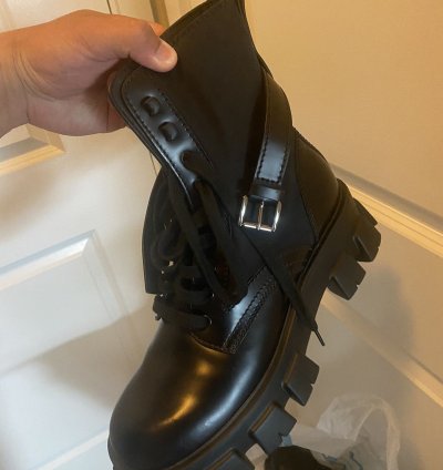 Prada Monolith Combat Boots