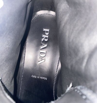 Prada Monolith Combat Boots