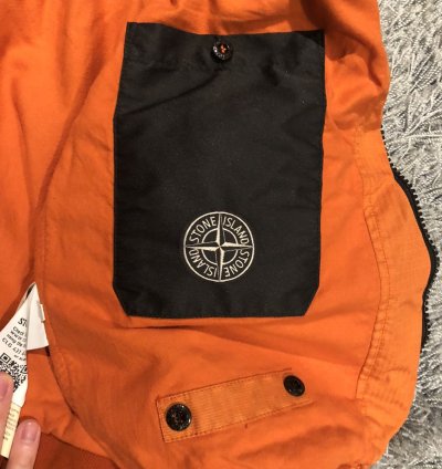Stone Island Reflective Bomber Badge Jacket Outerwear Bnwt