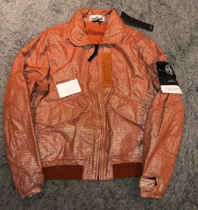 Stone Island Reflective Bomber Badge Jacket Outerwear Bnwt