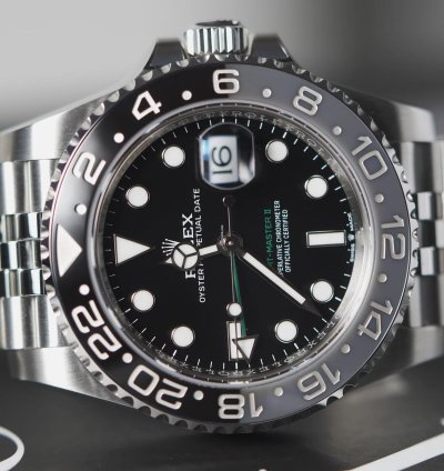 Rolex Gmt-master Ii 126710grnr Bruce Wayne Jubilee Bracelet