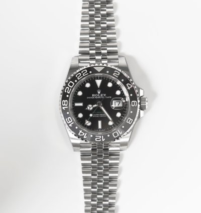 Rolex Gmt-master Ii 126710grnr Bruce Wayne Jubilee Bracelet