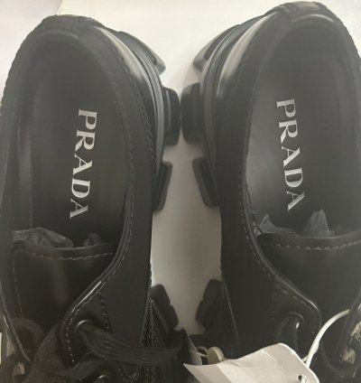 Prada Monolith Derby Lace Up 9 5