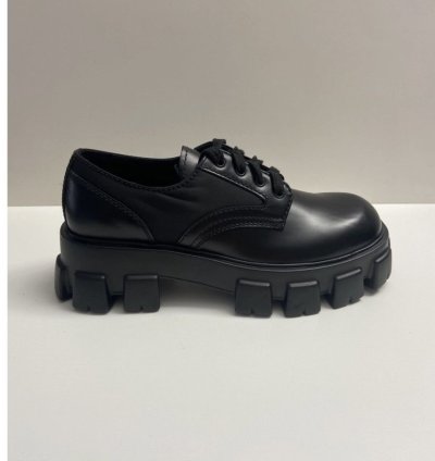 Prada Monolith Derby Lace Up 9 5