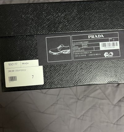 Prada Monolith Lace Up Derby Shoes Black