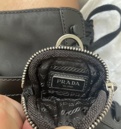 Prada Monolith Leather And Nylon Fabric Boots Size 11us 45eu