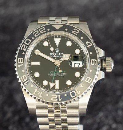 Rolex Gmt-master Ii 126710grnr Jubilee New Unworn Bruce Wayne
