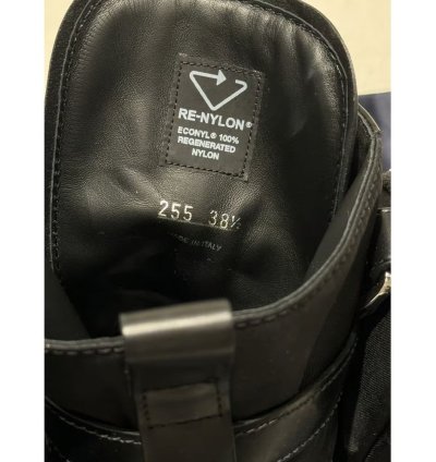 Prada Monolith Leather Biker Boots
