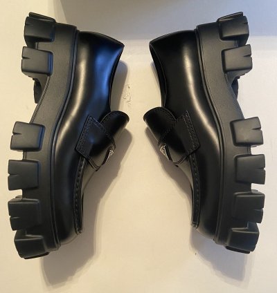 Prada Monolith Leather Loafer