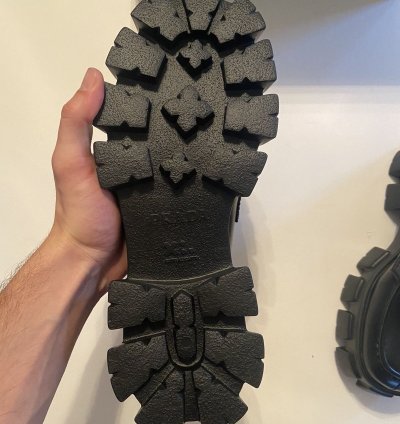 Prada Monolith Leather Loafer