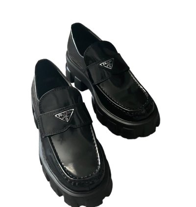 Prada Monolith Leather Loafers