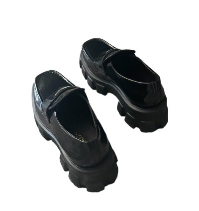Prada Monolith Leather Loafers