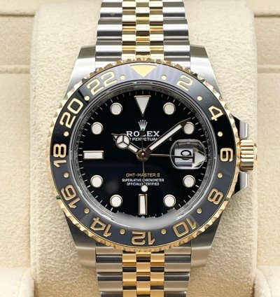 Rolex Gmt-master Ii 126713grnr Automatic 2025 Gold Steel New