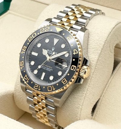 Rolex Gmt-master Ii 126713grnr Automatic 2025 Gold Steel New