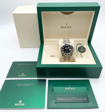 Rolex Gmt-master Ii 126713grnr Automatic 2025 Gold Steel New