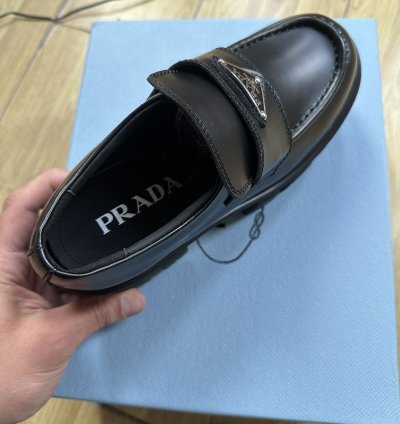 Prada Monolith Loafers