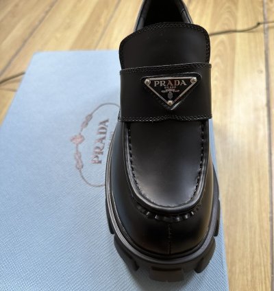 Prada Monolith Loafers