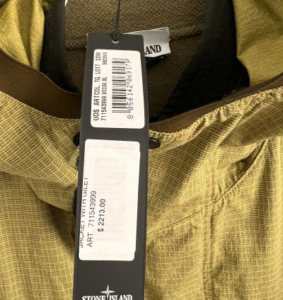 Stone Island Reflective Weave Ripstop Tc Jacket