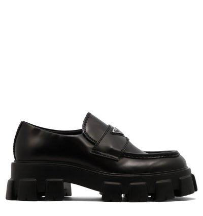 Prada Monolith Loafers Size Uk 8