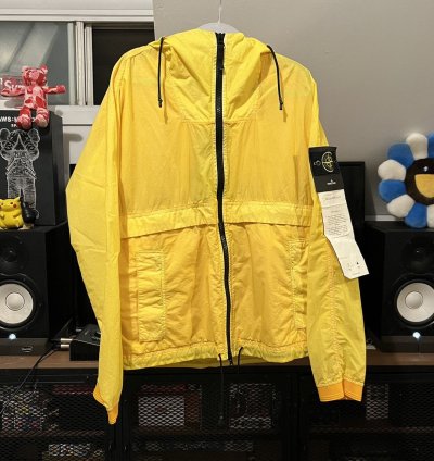 Stone Island Resin Poplin-tc 44435 Size Medium