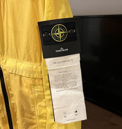 Stone Island Resin Poplin-tc 44435 Size Medium