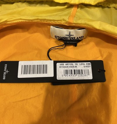 Stone Island Resin Poplin-tc 44435 Size Medium