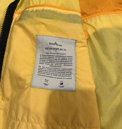Stone Island Resin Poplin-tc 44435 Size Medium