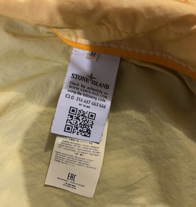 Stone Island Resin Poplin-tc 44435 Size Medium