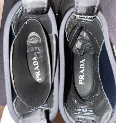 Prada Monolith Nylon Boots