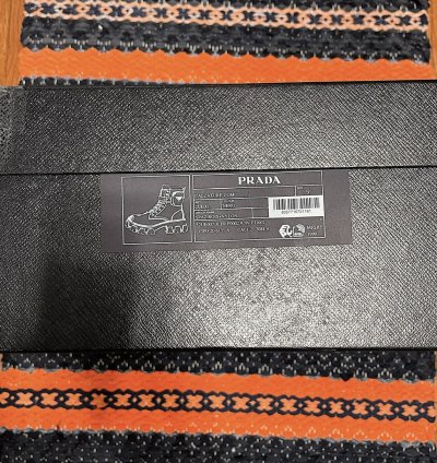 Prada Monolith Pouch Boots 21 22