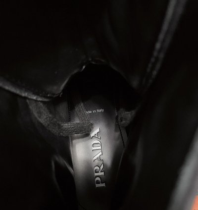 Prada Monolith Pouch Boots 21 22
