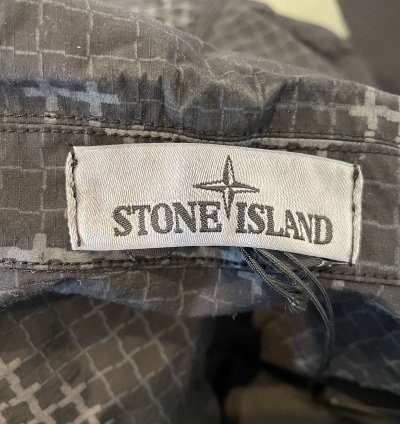 Stone Island Ripstop Grid Camo Shirt Jacket