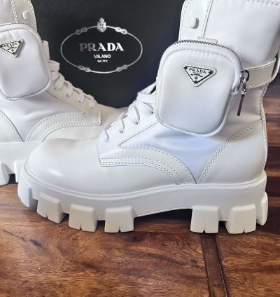 Prada Monolith Re-nylon Boots Size Eu44